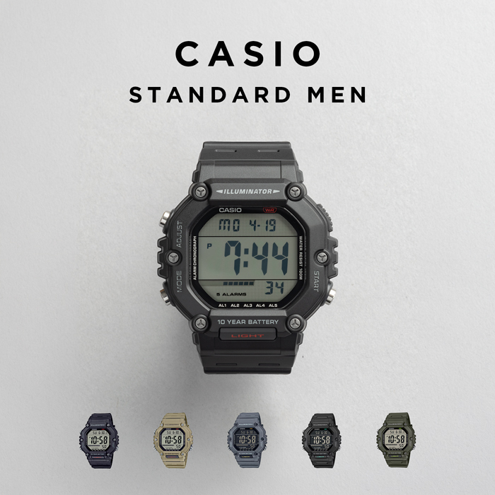 スタンダード デジタル CASIO STANDARD MEN カシオ AE-1600H 腕時計