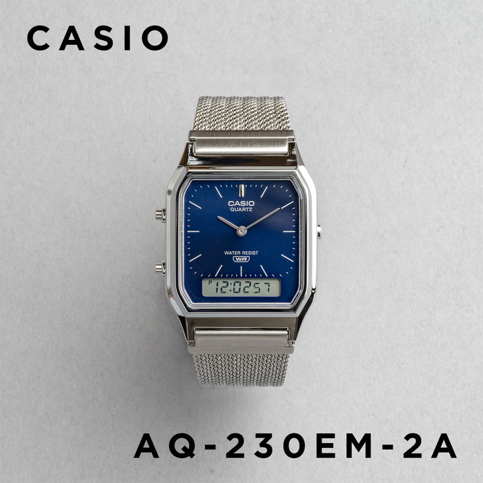 スタンダードアナデジ 10年保証 CASIO STANDARD MEN カシオ