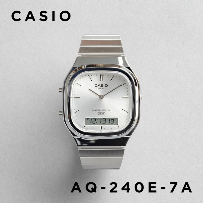 スタンダードアナデジ 10年保証 CASIO STANDARD MEN カシオ