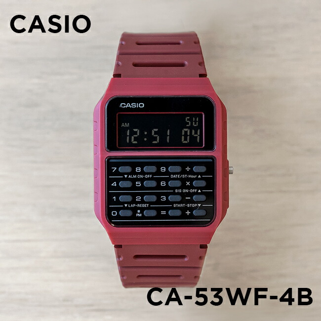 並行輸入品 10年保証 日本未発売 CASIO STANDARD CALCULATOR カシオ スタンダード CA-53WF 腕時計 時計 ブランド  メンズ チープ チプカシ デジタル 日付 電卓