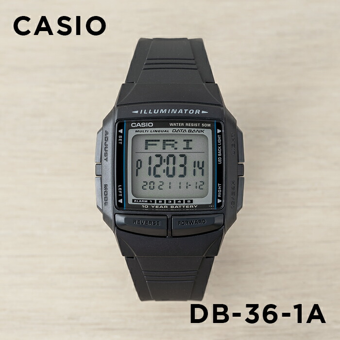 美品 CASIO Data Bank データバンク メンズ 腕時計 廃盤 希少 DATABANK 海外正規品 10年保証 CASIO DATA BANK カシオ データバンク