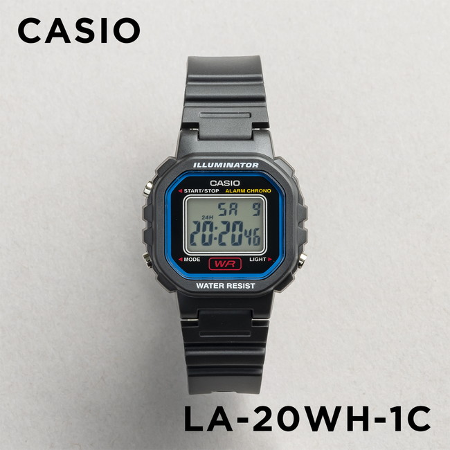 並行輸入品 10年保証 日本未発売 CASIO STANDARD LADYS カシオ スタンダード LA-20WH 腕時計 時計 ブランド レディース チープ チプカシ デジタル 日付｜gryps｜04