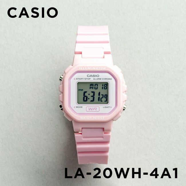 並行輸入品 10年保証 日本未発売 CASIO STANDARD LADYS カシオ スタンダード LA-20WH 腕時計 時計 ブランド レディース チープ チプカシ デジタル 日付｜gryps｜07