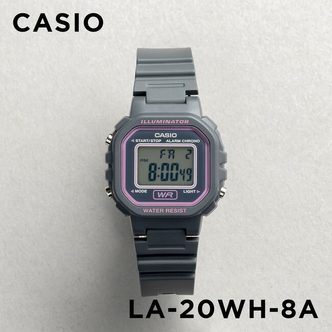並行輸入品 10年保証 日本未発売 CASIO STANDARD LADYS カシオ スタンダード LA-20WH 腕時計 時計 ブランド レディース チープ チプカシ デジタル 日付｜gryps｜08