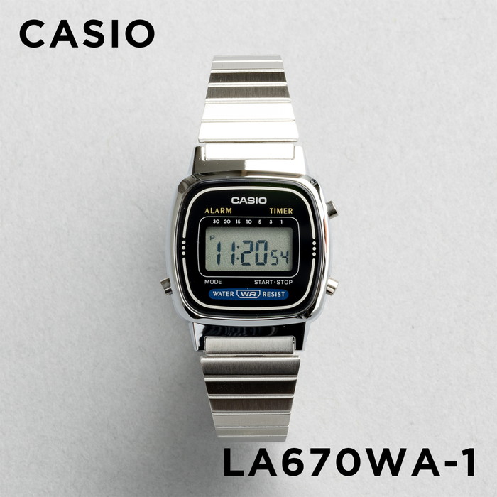 並行輸入品 10年保証 CASIO STANDARD LADYS カシオ スタンダード LA670WA.WGA 腕時計 時計 ブランド レディース  チープ チプカシ デジタル 日付
