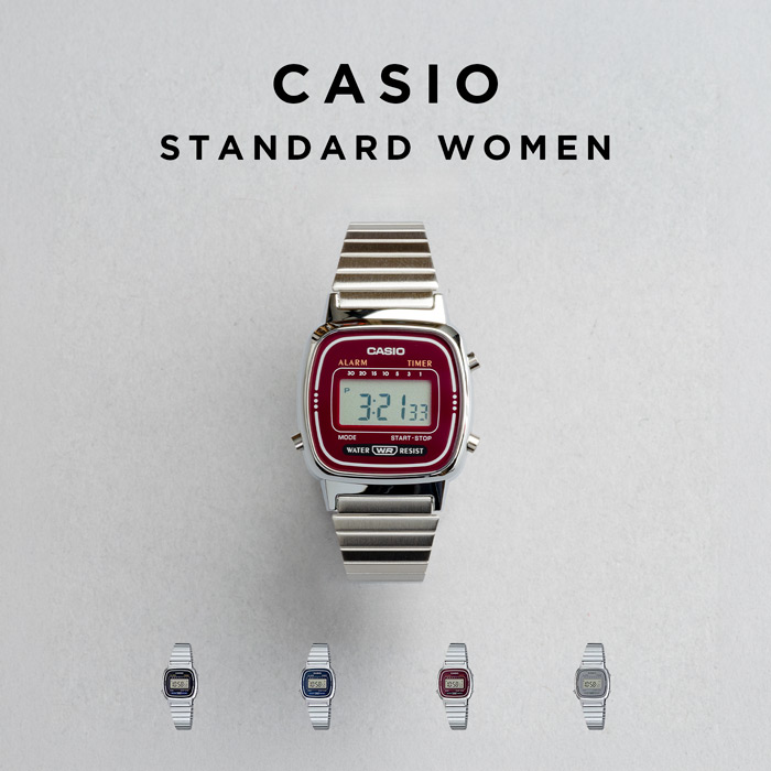 スタンダード デジタル 海外正規品 10年保証 CASIO STANDARD LADYS