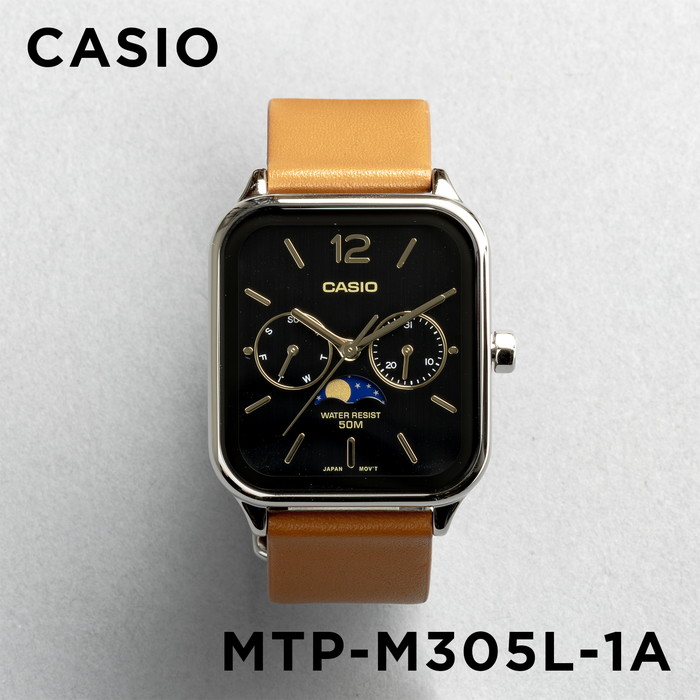 並行輸入品 10年保証 日本未発売 CASIO STANDARD MENS カシオ スタンダード メンズ MTP-M305L 腕時計 時計 ブランド チープ チプカシ アナログ 日付 防水 レザー｜gryps｜02