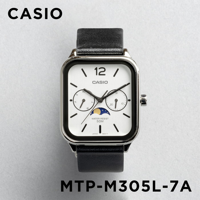 並行輸入品 10年保証 日本未発売 CASIO STANDARD MENS カシオ スタンダード メンズ MTP-M305L 腕時計 時計 ブランド チープ チプカシ アナログ 日付 防水 レザー｜gryps｜03