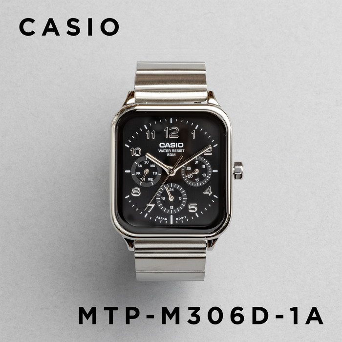 美品　クラッシックカシオMTP-M306D-1AVDF スタンダード（CASIO） CASIO STANDARD MEN カシオ MTP-M306D 腕時計