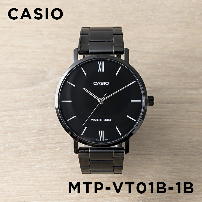 並行輸入品 10年保証 日本未発売 CASIO STANDARD カシオ スタンダード MTP-VT01B 腕時計 時計 ブランド メンズ レディースチープ チプカシ アナログ｜gryps｜02
