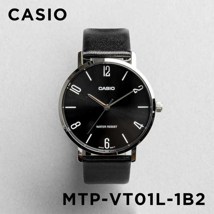 並行輸入品 10年保証 日本未発売 CASIO STANDARD MENS カシオ スタンダード MTP-VT01BL.GL.L 腕時計 時計 ブランド メンズ チープ チプカシ アナログ レザー｜gryps｜03