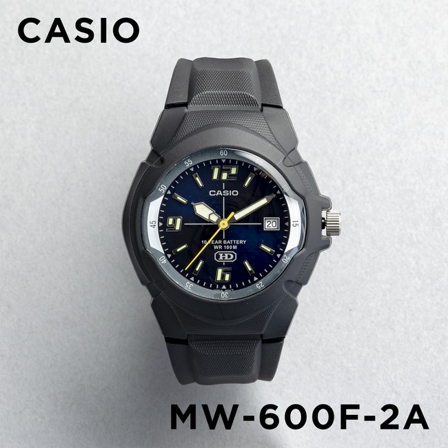 並行輸入品 10年保証 CASIO STANDARD MENS カシオ スタンダード MW-600F 腕時計 時計 ブランド メンズ チープ チプカシ アナログ 日付  防水｜gryps｜03