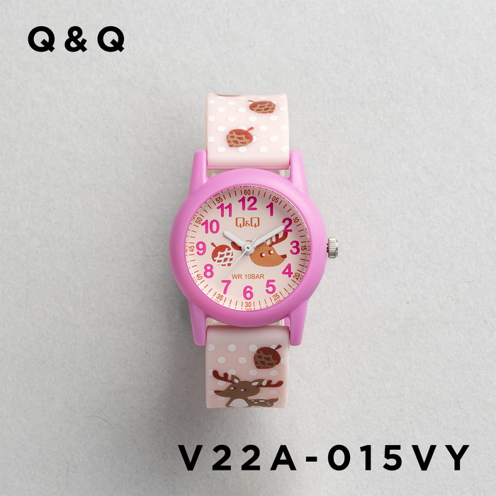 CITIZEN Q&Q KIDS シチズン V22A 腕時計 時計 ブランド キッズ 子供 男の子 女の子 逆輸入 男子 女子 チプシチ アナログ 防水 日本未発売 ギフト プレゼント | Q&Q | 15