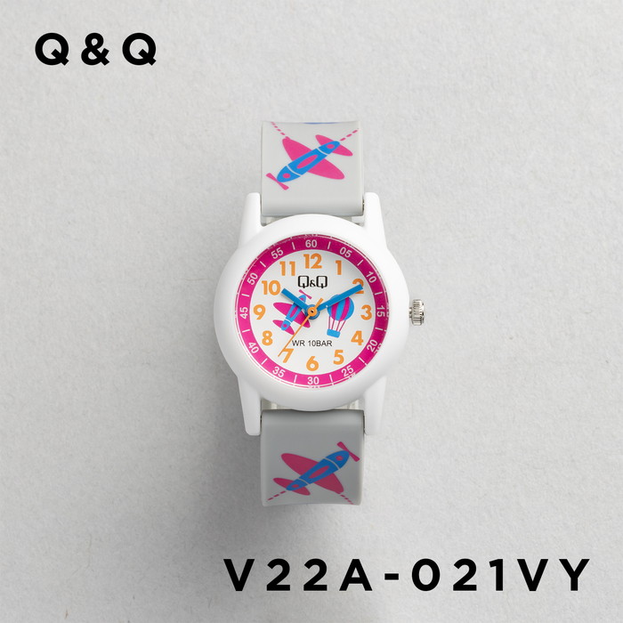 CITIZEN Q&Q KIDS シチズン V22A 腕時計 時計 ブランド キッズ 子供 男の子 女の子 逆輸入 男子 女子 チプシチ アナログ 防水 日本未発売 ギフト プレゼント | Q&Q | 21