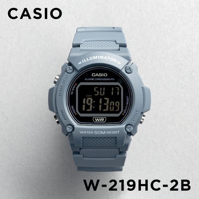 並行輸入品 10年保証 日本未発売 CASIO STANDARD MENS W-219HC カシオ スタンダード 腕時計 時計 ブランド メンズ チープカシオ チプカシ デジタル 日付 防水｜gryps｜02