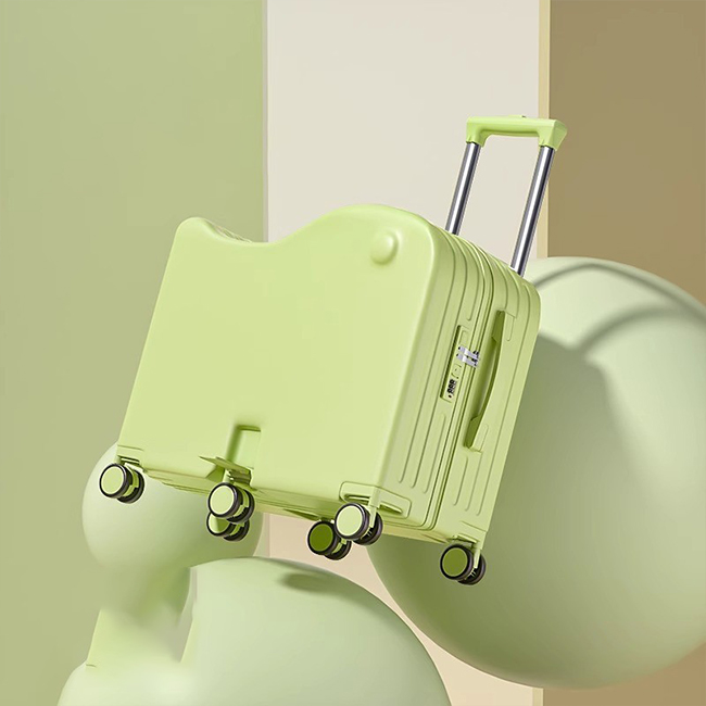 乗れるキャリーケース スーツケース 子供用 キッズ ステップ付き 六輪