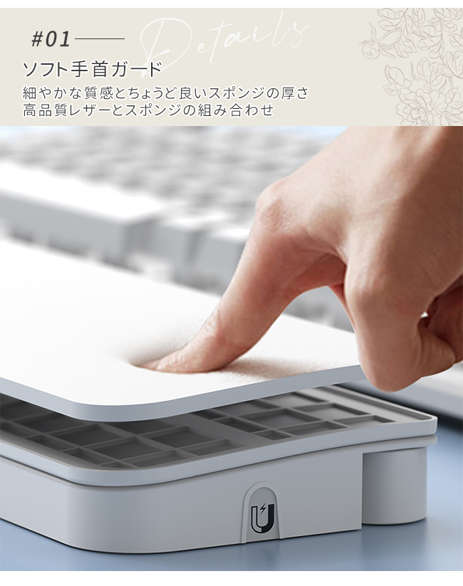 22-in-1 多機能クリーニングキット キーボード用リストレスト