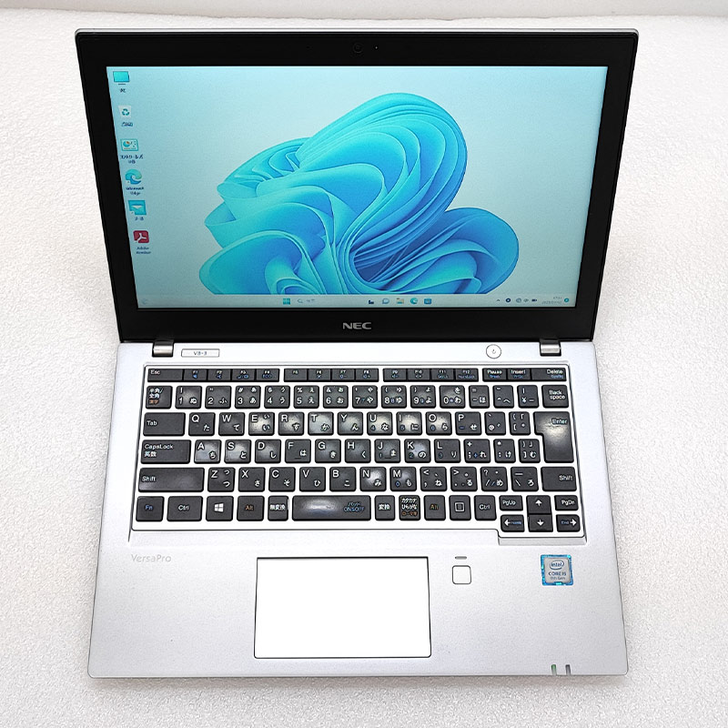 Windows11搭載 新品爆速SSD 中古美品 12.5型 薄型 銀色 ノート
