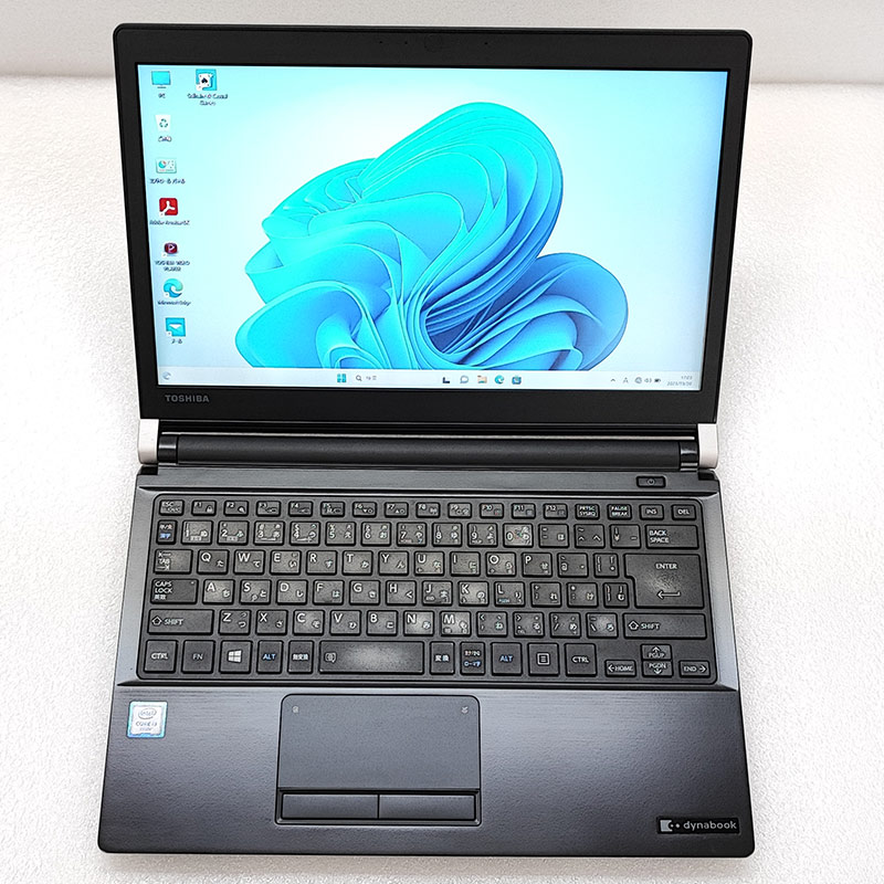 小型 軽量 中古ノートパソコン 東芝 dynabook R73/F Windows11 Pro