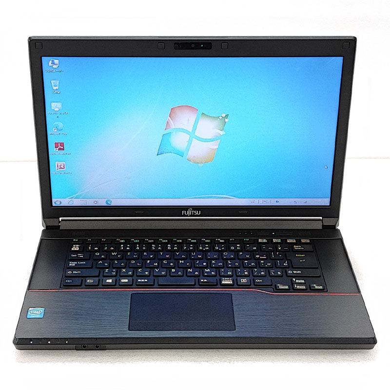 Win7 32bit 中古ノートパソコン 富士通 LIFEBOOK A553/H Windows7