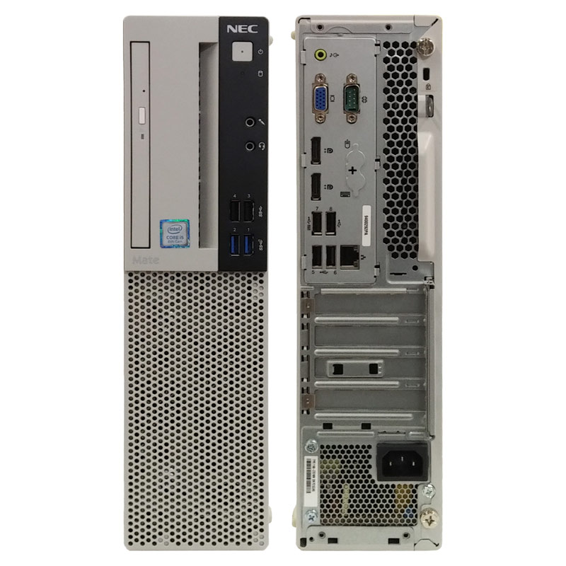 第8世代i5 中古デスクトップ Microsoft Office付き NEC Mate MKM28/L-3 Windows11 Pro Core i5 8400 メモリ 8GB 新品SSD 256GB 本体 3ヶ月保証 | Mate | 03