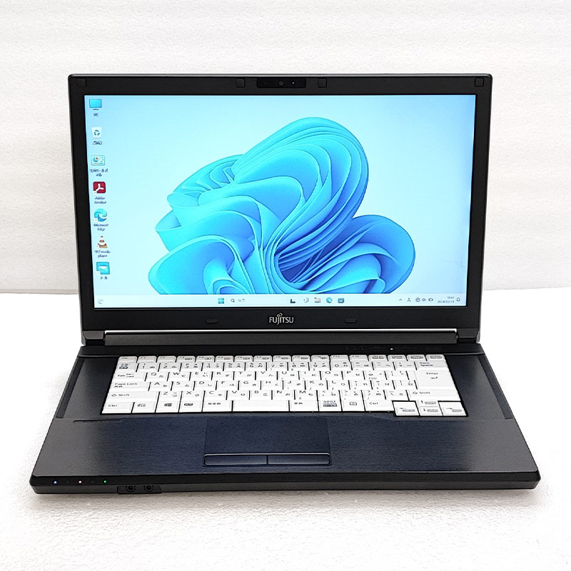 訳あり 中古パソコン 富士通 LIFEBOOK A576/P Windows11 Pro Core i5 6300U メモリ 4GB 新品SSD 256GB 15.6型 WEBカメラ 15インチ A4 3ヶ月保証 WPS Office付｜gtech｜02