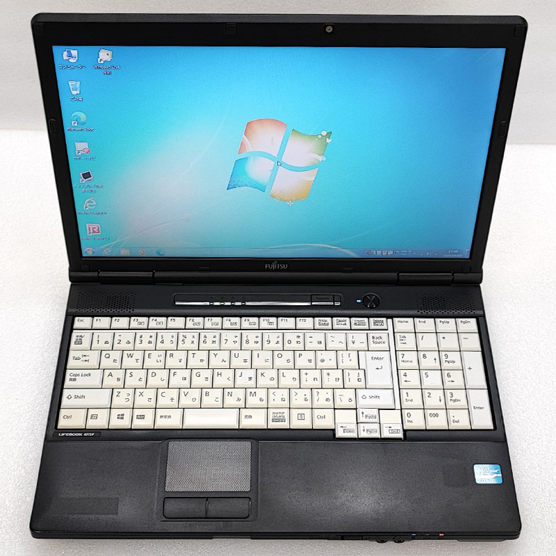 LIFEBOOK Win7 32bit 中古パソコン 富士通 A572/F Windows7 Pro Core