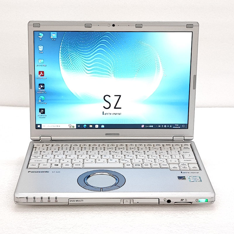 小型 堅牢 中古パソコン Panasonic Let's note CF-SZ5 Windows10 Pro Core i5 6200U メモリ 4GB SSD 256GB 12.1型 無線LAN Wi-Fi WEBカメラ 12インチ B5 3ヶ月保｜gtech｜02