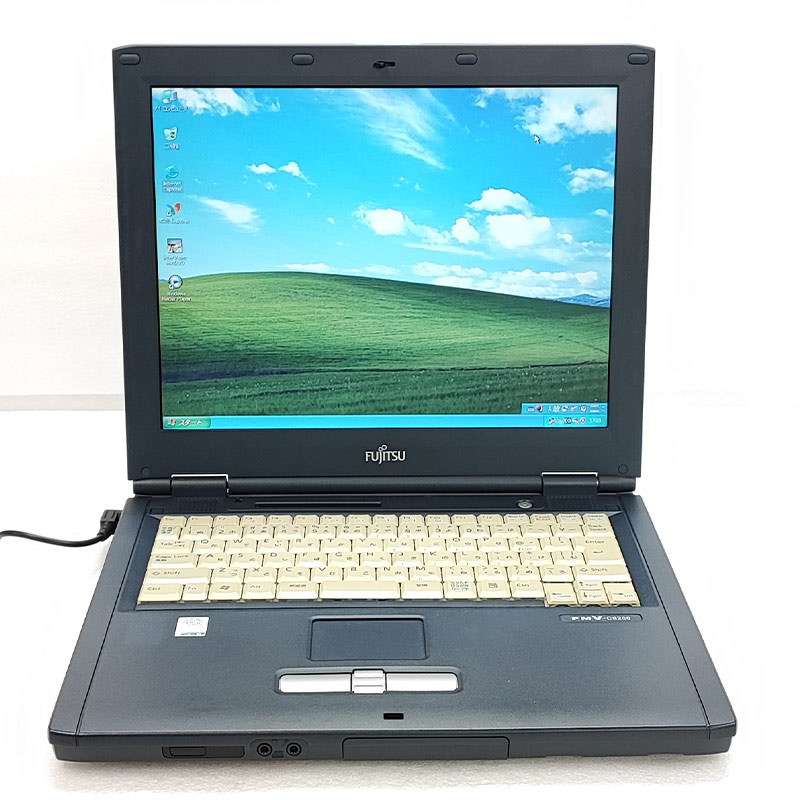 激レアXP SP2 中古パソコン Microsoft Office付き 富士通 FMV-C8200 WindowsXPPro Celeron M350 メモリ 512MB HDD 80GB 14型 14インチ 本体 レトロPC 3ヶ月保証 | FMV | 01