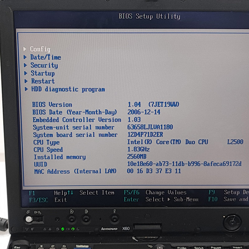 その他ノートPC本体 ibm thinkpad x60 tablet ジャンク品 IBM ThinkPad X60 Tablet 63658LJ ジャンクPC