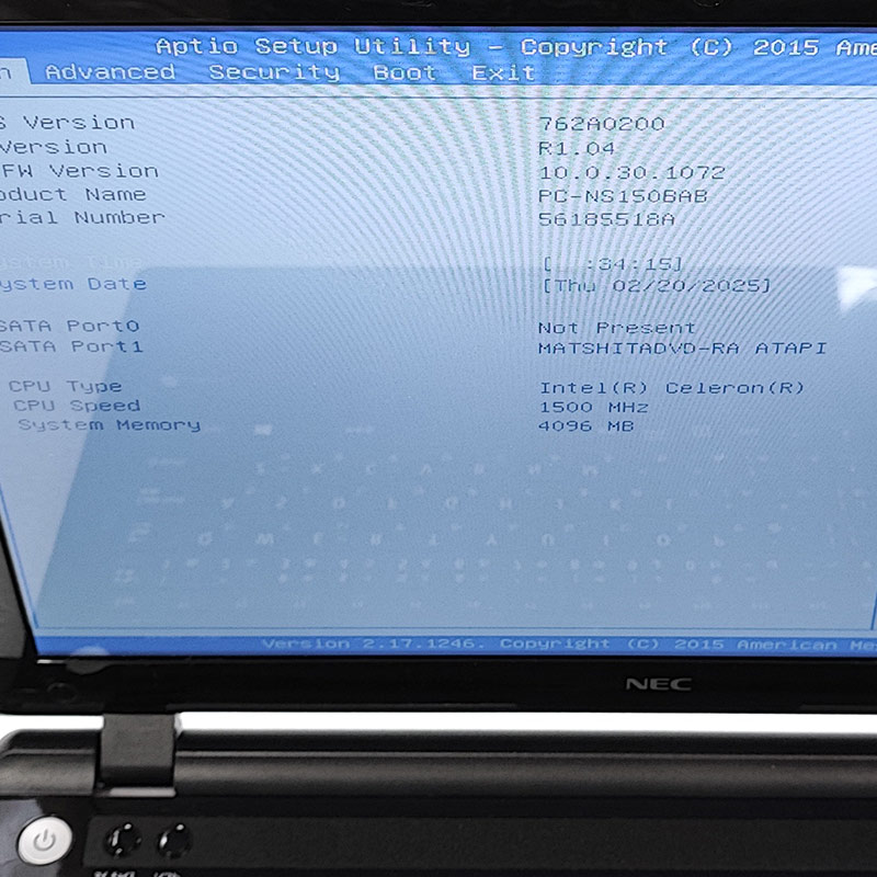LaVie ジャンク品 NEC LAVIE NS150/BAB PC-NS150BAB ジャンクPC