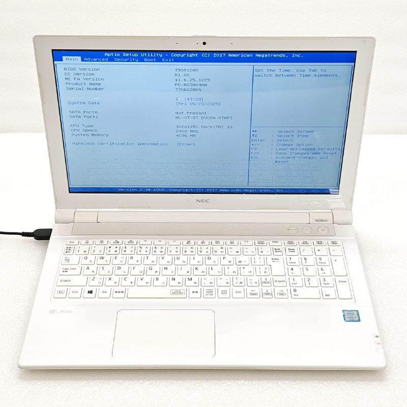 【ジャンク品、美品】ノートパソコン NEC LAVIE NS300/HAW ジャンク品、美品】ノートパソコン NEC LAVIE NS300/HAW - メルカリ