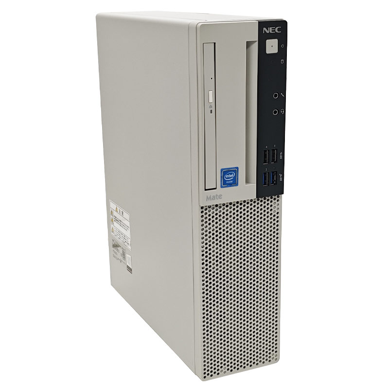 未使用品 パソコン デスクトップ NEC Mate MKE32/A-6 Windows10 Pro Celeron G4930 メモリ 8GB SSD 256GB 本体 3ヶ月保証 | Mate | 01