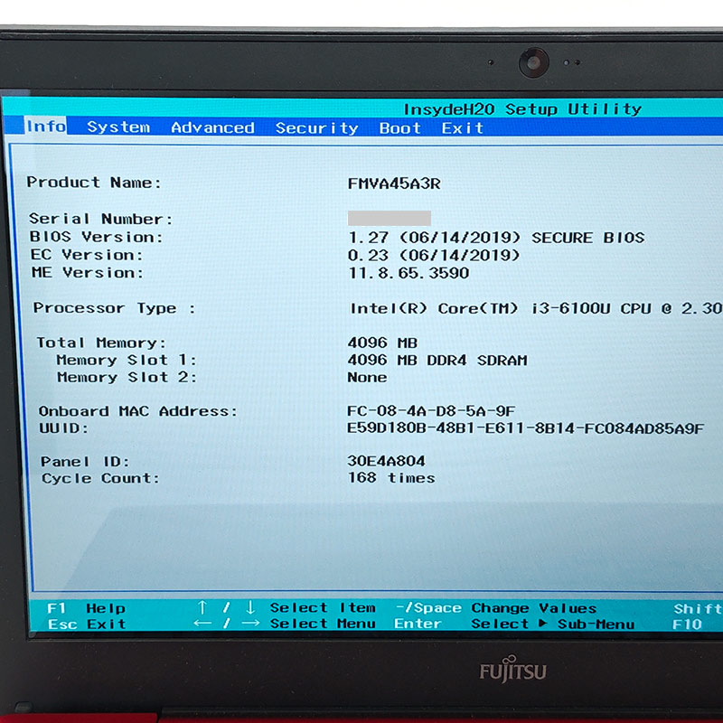 LIFEBOOK ジャンク品 富士通 AH45/A3 FMVA45A3R ジャンクPC ジャンク