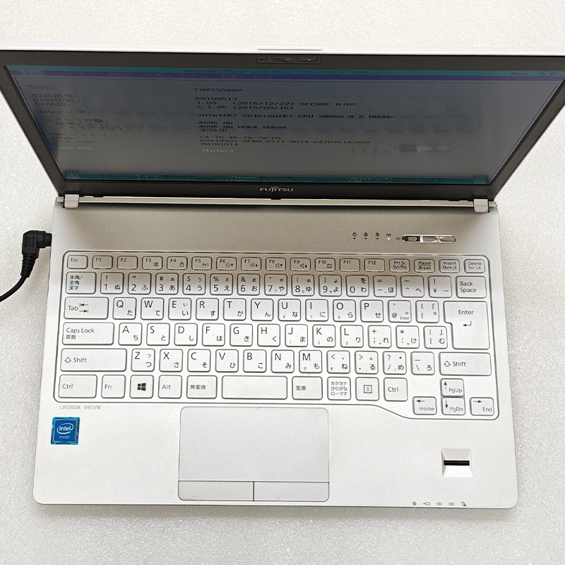 ジャンク品 富士通 LIFEBOOK SH55/W FMVS55WWP ジャンクPC ジャンクパソコン 保証無し OS無し ACアダプタ付属 | LIFEBOOK | 02