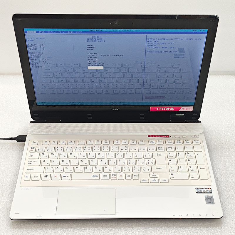 LaVie ジャンク品 NEC LAVIE PC-NS350AAW ジャンクPC ジャンク