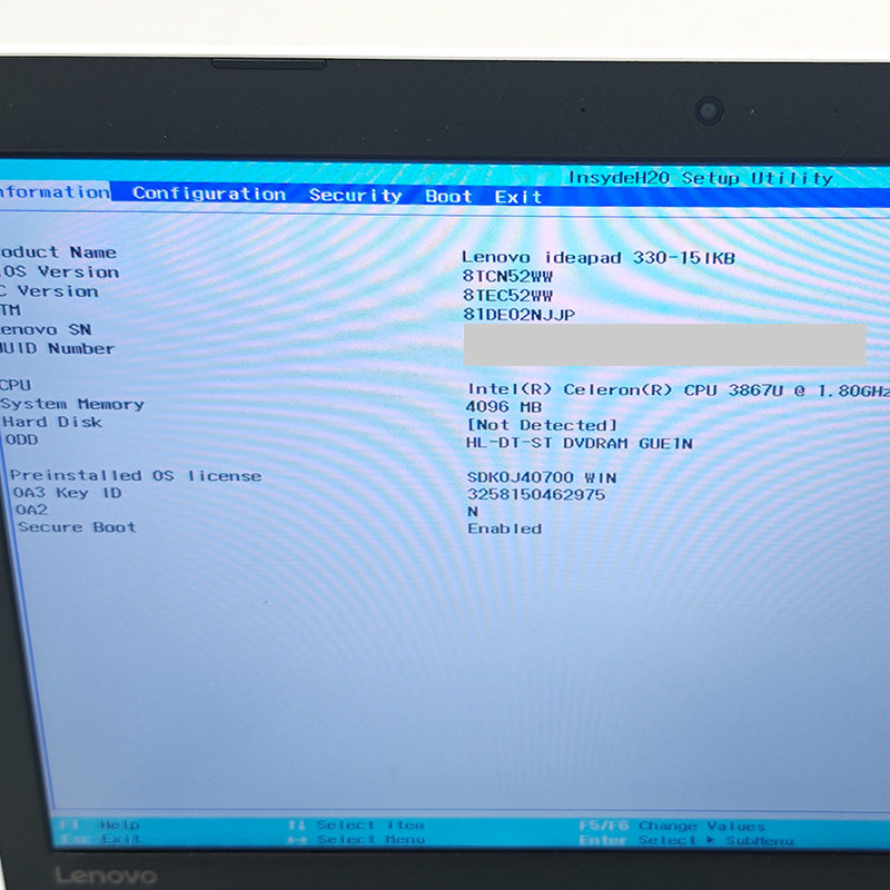 【ジャンク品】 Lenovo Ideapad 330-15IKB Lenovo ジャンク品 ideapad 330-15IKB ジャンクPC ジャンク