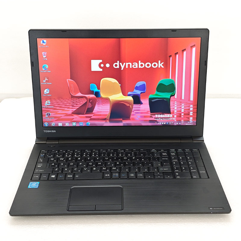 Win7 32bit 中古パソコン 東芝/Dynabook dynabook B45/B Windows7 Pro Celeron 3855U メモリ 4GB SSD 128GB 15.6型 15インチ A4 本体 3ヶ月保証 WPS Office付 | dynabook | 01