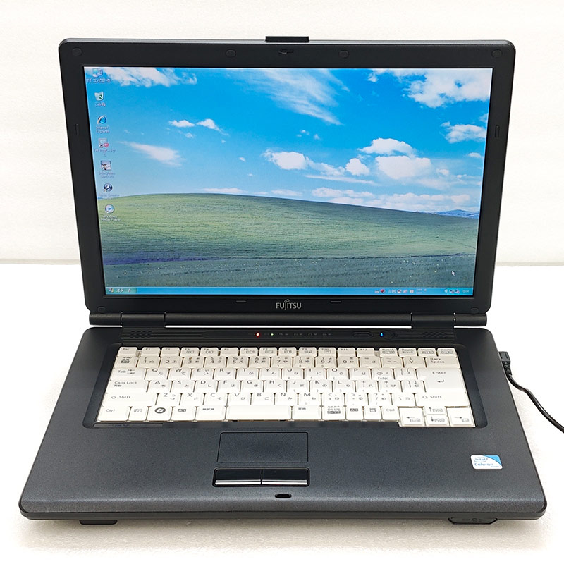 懐かしのWindows XPパソコン 中古パソコン Microsoft Office付き 富士通 FMV-A8280 WindowsXPPro Celeron 585 メモリ 2GB 新品SSD 128GB 15.4型 無線LAN Wi-Fi 1 | FMV | 01