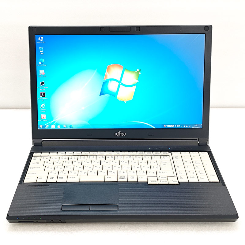訳あり 中古パソコン 富士通 LIFEBOOK A746/P Windows7 Pro Core i7 6600U メモリ 4GB 新品SSD 256GB 15.6型 無線LAN Wi-Fi 15インチ A4 本体 3ヶ月保証 WPS Offの画像