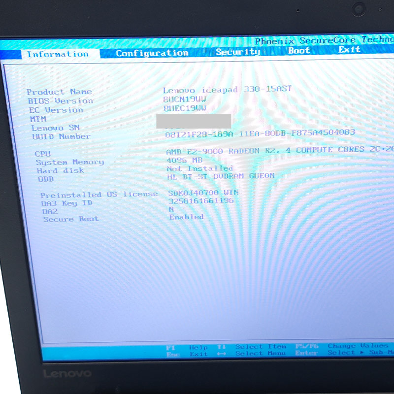 ジャンク品 Lenovo ideapad 330-15AST ジャンクPC ジャンクパソコン 保証無し OS無し ACアダプタ付属 | Lenovo | 01