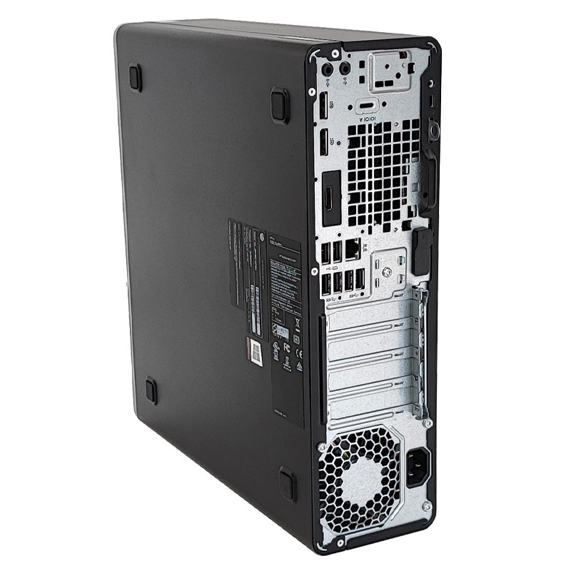 高性能デスク 中古デスクトップ Microsoft Office付き HP EliteDesk 800 G4 SFF Windows11 Pro Core i7 8700 メモリ 16GB 新品SSD 512GB 液晶モニタ付 本体 3ヶ | 日本HP | 02