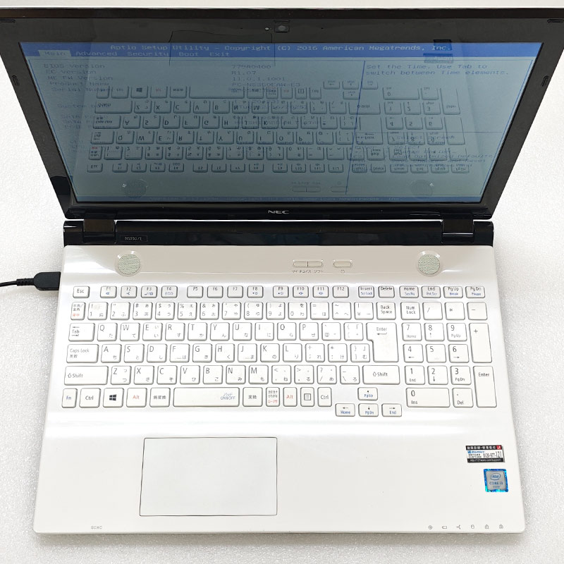 ジャンク品 NEC LAVIE PC-NS350EAW-E3 ジャンクPC ジャンクパソコン 保証無し OS無し ACアダプタ付属 | LaVie | 02