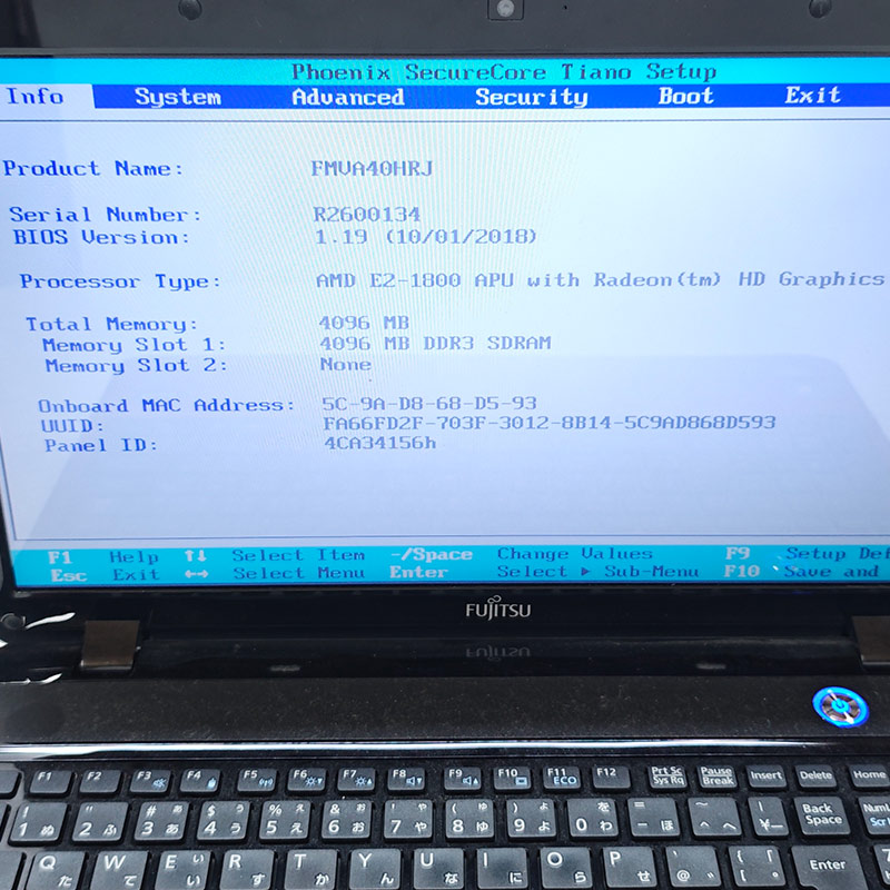 ジャンク品 富士通 LIFEBOOK AH40/H FMVA40HRJ ジャンクPC ジャンクパソコン 保証無し OS無し ACアダプタ付属 | LIFEBOOK | 01