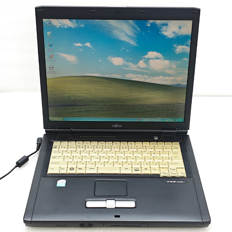 懐かしのWindows XP 中古パソコン Microsoft Office付き 富士通 FMV-C8250 WindowsXPPro Celeron M530 メモリ 1GB 新品SSD 256GB 15型 15インチ A4 本体 3ヶ月保 | FMV | 01