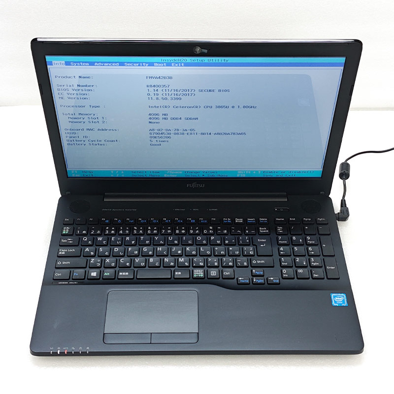 ジャンク品 富士通 LIFEBOOK AH42/B3 FMVA42B3B ジャンクPC ジャンクパソコン 保証無し OS無し ACアダプタ付属 | LIFEBOOK