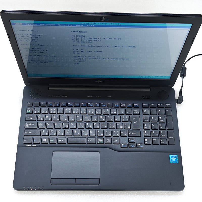 ジャンク品 富士通 LIFEBOOK AH42/B3 FMVA42B3B ジャンクPC ジャンクパソコン 保証無し OS無し ACアダプタ付属 | LIFEBOOK | 02