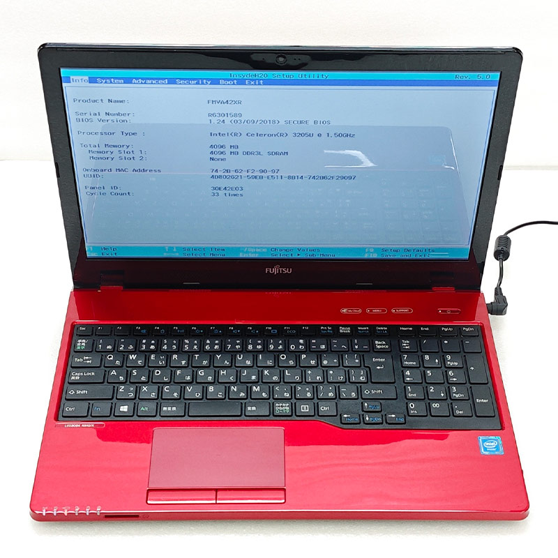 ジャンク品 富士通 LIFEBOOK AH42/X FMVA42XR ジャンクPC ジャンクパソコン 保証無し OS無し ACアダプタ付属 | LIFEBOOK