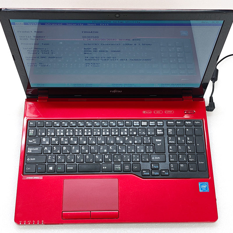ジャンク品 富士通 LIFEBOOK AH42/X FMVA42XR ジャンクPC ジャンクパソコン 保証無し OS無し ACアダプタ付属 | LIFEBOOK | 02