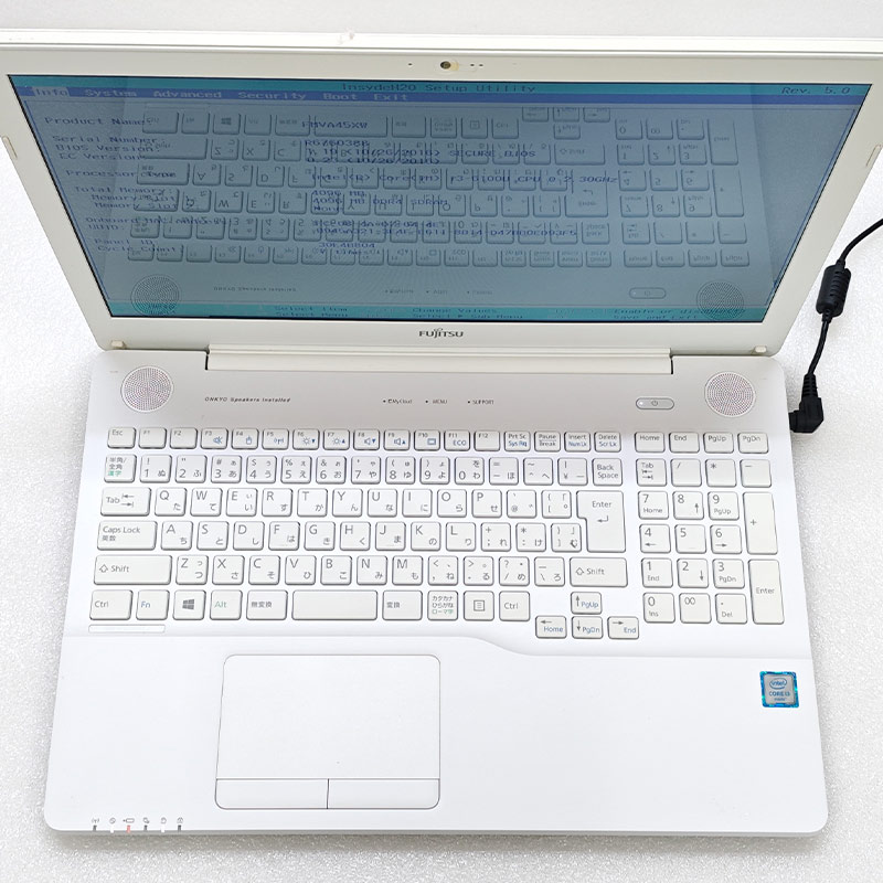 ジャンク品 富士通 LIFEBOOK AH45/X FMVA45XW ジャンクPC ジャンクパソコン 保証無し OS無し ACアダプタ付属 | LIFEBOOK | 02